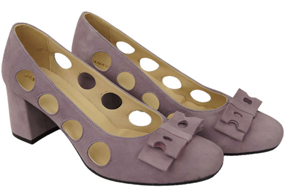 Women's shoes Pumps Natural leather suede 182 ElitaBut