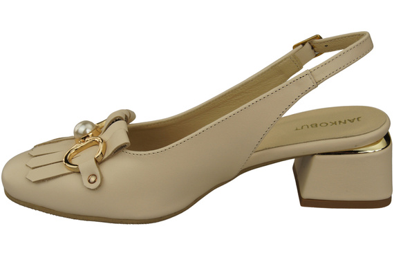 Women's Shoes Sandals Decorated with Fringes Natural Leather 208 ElitaBut