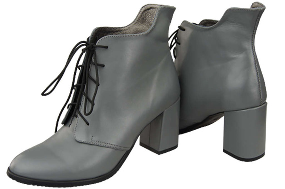 Shoes Boots Women Lace-up Spring / Fall natural leather 174 L ElitaBut