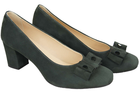 Women's shoes Pumps Natural leather suede 163 ElitaBut