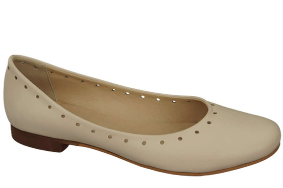 Women's Shoes Comfortable Ballerinas Natural Leather 162 ElitaBut