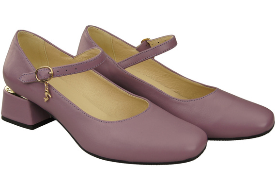 Women's shoes Pumps with a strap, natural leather 202 ElitaBut