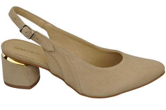 Women's Sandals in Natural Suede Leather - Elegance and Comfort 196 Z ElitaBut