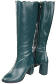 Obuwie Kozaki Damskie Malachitowe Klasyczne skóra naturalna 176 ElitaBut