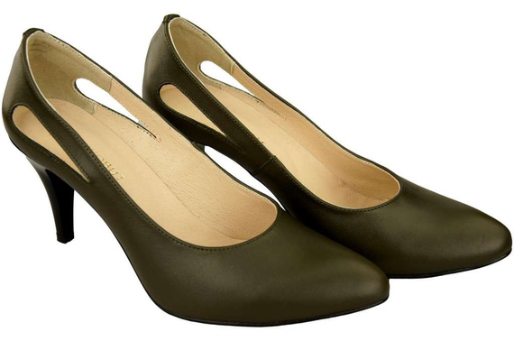 Women's shoes Pumps Natural leather 166 ElitaBut