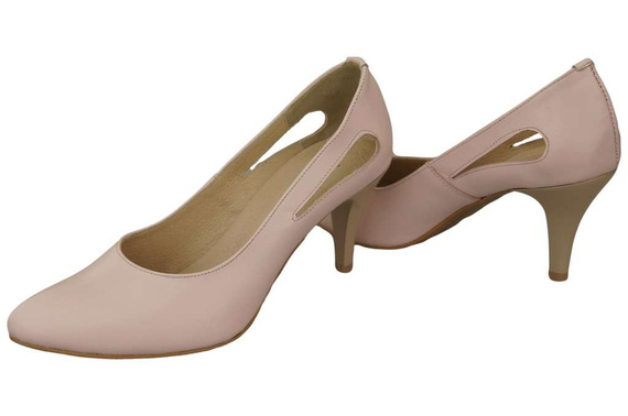 Women's shoes Pumps Natural leather 166 ElitaBut
