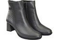Women's Black Winter Ankle Boots Genuine Leather 214 From ElitaBut