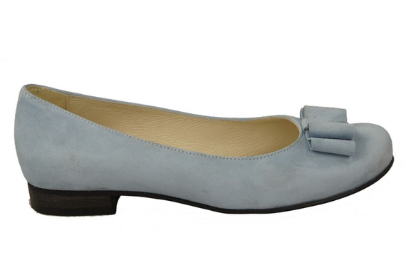 Women's Shoes Ballerinas natural leather Suede 126 ElitaBut