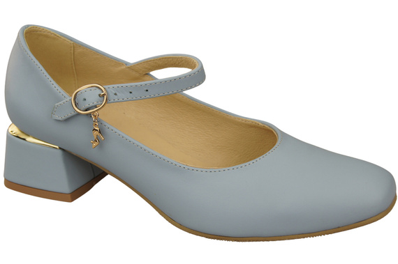 Women's shoes Pumps with a strap, natural leather 202 ElitaBut