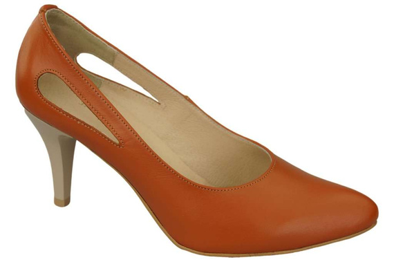 Women's shoes Pumps Natural leather 166 ElitaBut