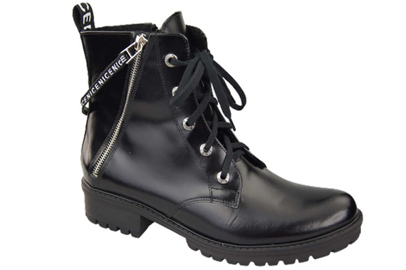 Footwear Boots Women's boots with the inscription NICE Natural Leather 173 L ElitaBut