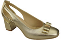 Shoes Women's pumps in Natural Leather with Decorative Heel 199 ElitaBut